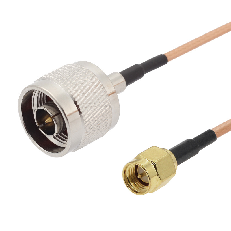 SMA Plug to N Plug RG316 Jumper 15cm