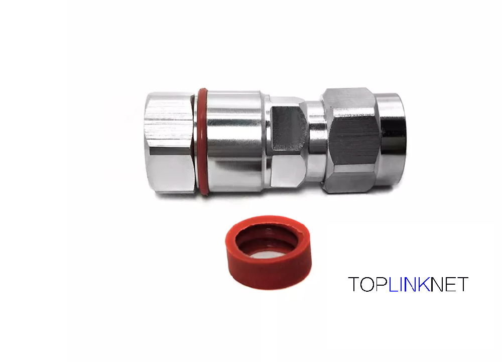 Straight Type N Type Male Plug RF Connector Clamp