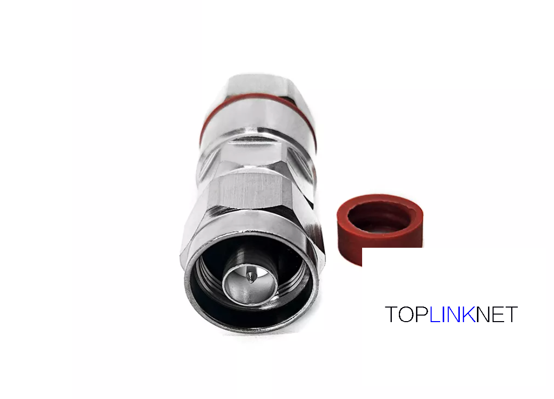 Straight Type N Type Male Plug RF Connector Clamp