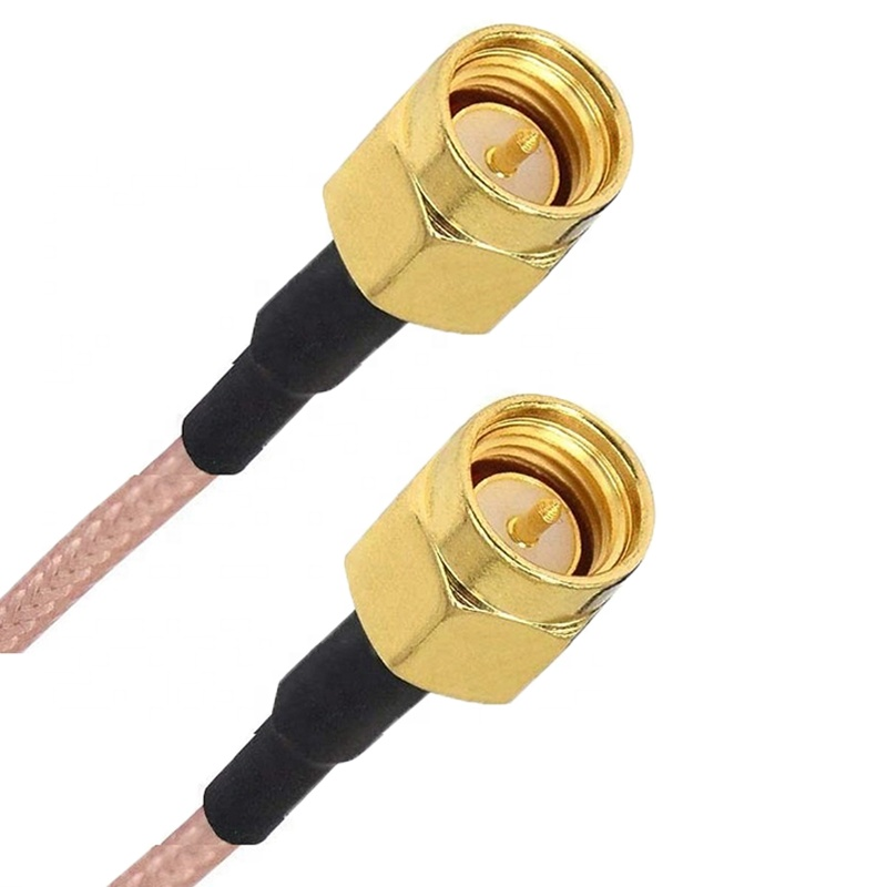 RG316 cable assembly with N connector to SMA connector