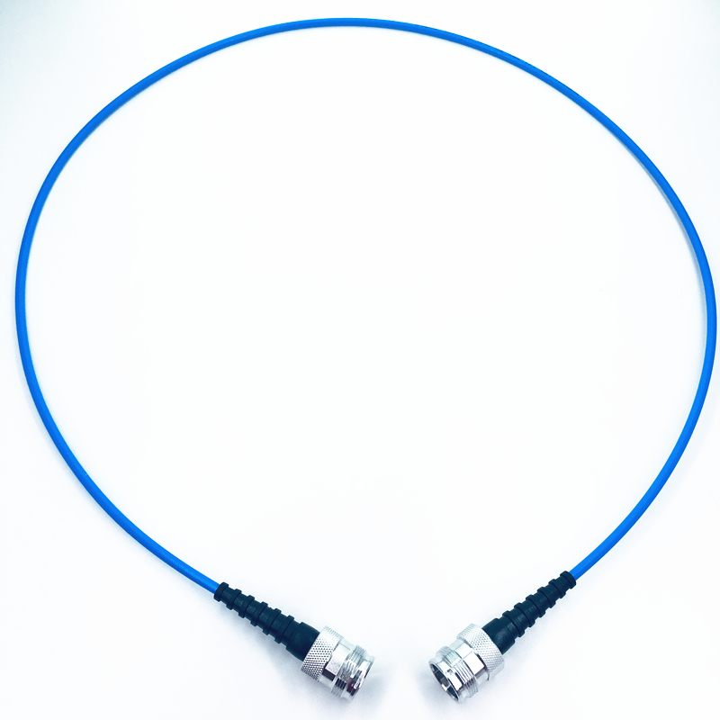 RG141 Jumper Cable Silver Copper 4.3-10 Female Connector，RG402/RG405/RG086/RG141 or customized