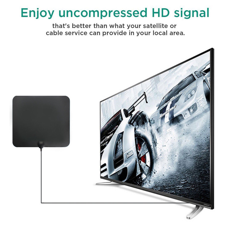 Long Range Communication Antenna Tv Digital 1080p 4k Free Channel Digital Indoor Hdtv Uhf Vhf Film Tv Antenna