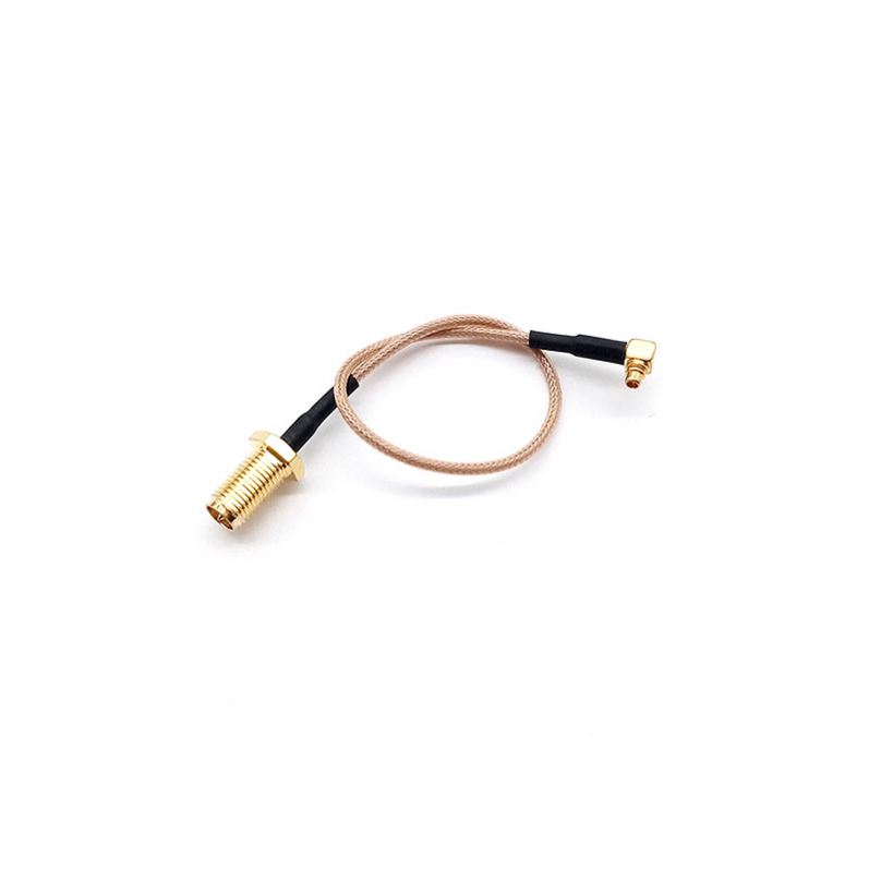 Customized RF Cable Assembly High Quality F Type Female Jack To CRC9 Male Right Angle RG316 Pigtail Cable For Modem