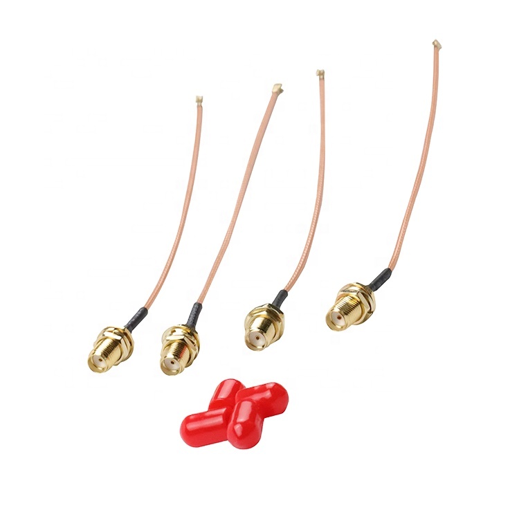 RF Jumper RF Pigtail Coaxial Cable Assembly 10cm with SMA female to MMCX male plug Connector RG 178 Coaxial Cable